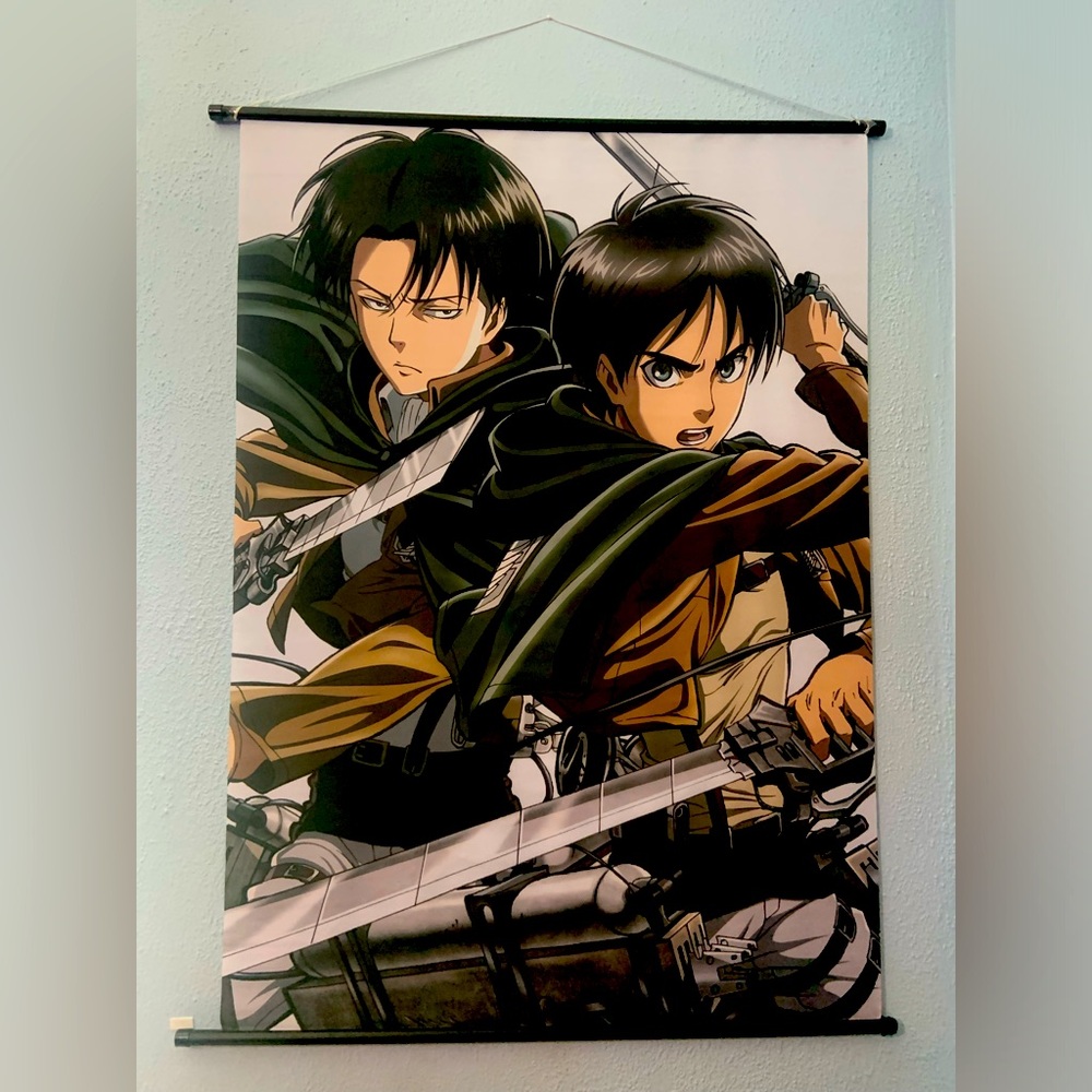 Levi and Erin Scroll Style Poster